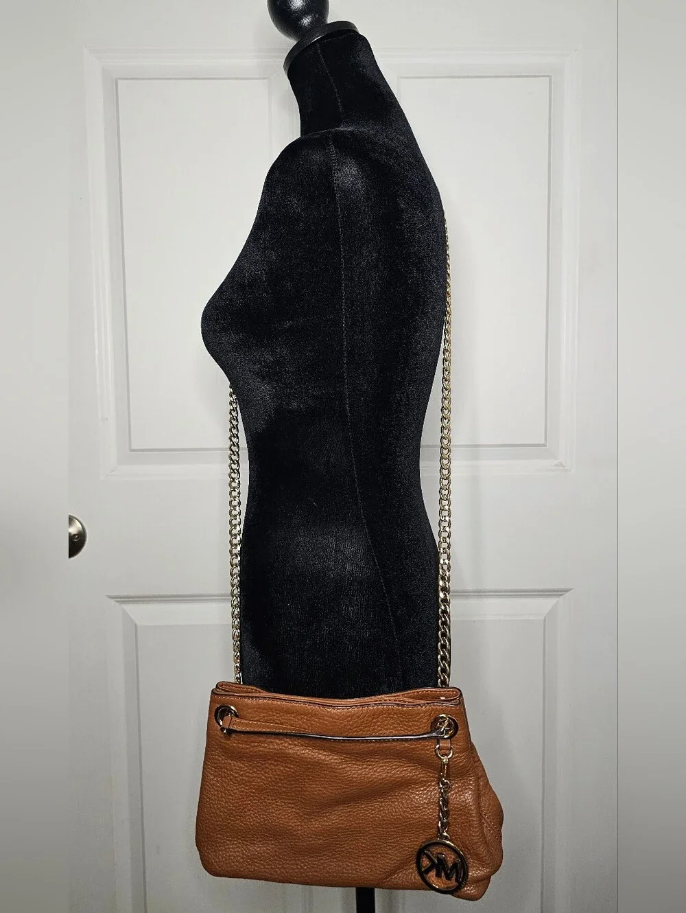 Michael Kors Brown Leather Shoulder Bag